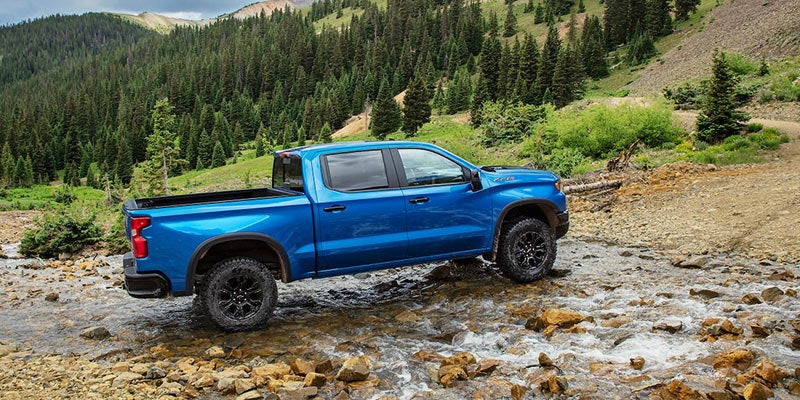 2022 Silverado 1500 Power and capability in different terrains