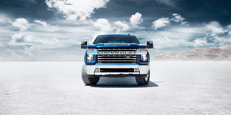 2022 Chevy Silverado HD in desert