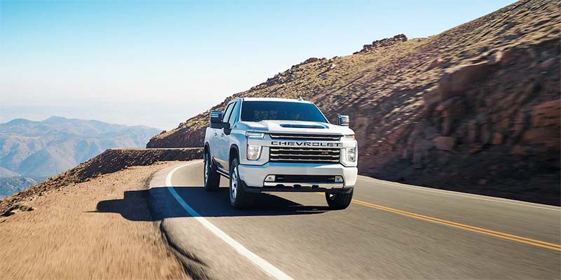 2022 Chevy Silverado HD on road